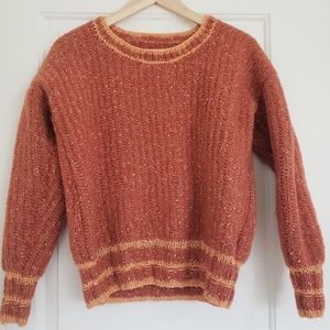 Vintage Terracotta Women’s Varsity Sweater